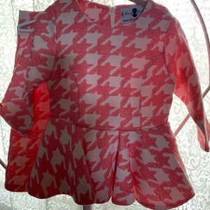 Dainty Jewell’s dress 2 piece Coral color size M T